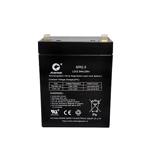 12V2.9Ah Sealed Lead Acid Battery 6FM2.9 Ups Battery manufacturer