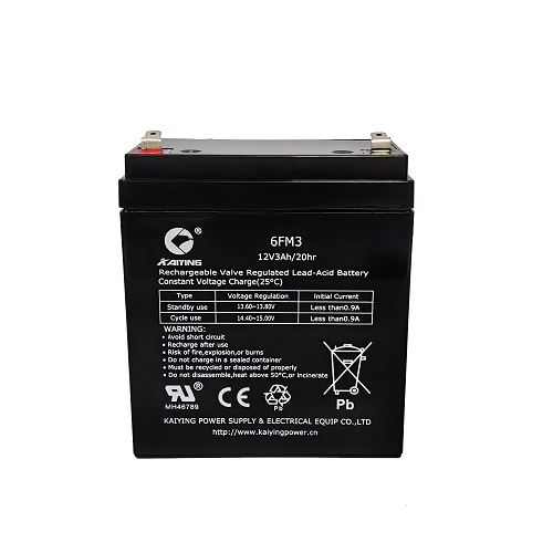 12V3Ah Sealed Lead Acid Battery 6FM3 Ups Battery manufacturer