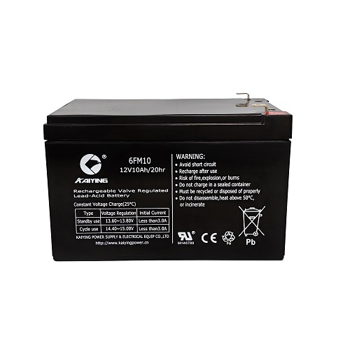 12V10Ah Sealed Lead Acid Battery 6FM10 Ups Battery manufacturer