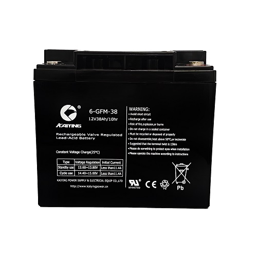 12V38Ah Sealed Lead Acid Battery 6FM38 manufacturer