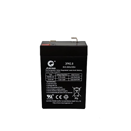 6V2.8Ah Sealed Lead Acid Battery 3FM2.8 Ups Battery manufacturer