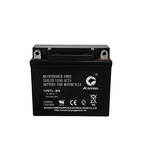 OEM Manufacturer SMF Motorcycle Battery 12N7L-BS 12V7AH manufacturer