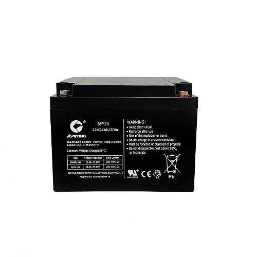 12V24Ah Sealed Lead Acid Battery Horizontal Type manufacturer